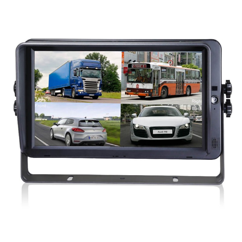 7" TFT screen with quad video input