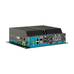 Fanless embedded PC i3, DIN mount, RS232, Dgital IO, TPM 2.0 , Secure Boot