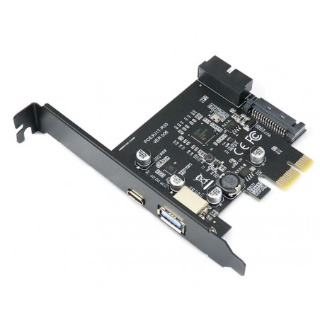 PCI Express-kort för 19-polig USB 3.0-kontakt