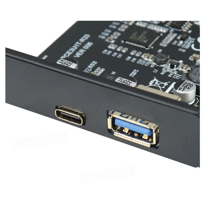 PCI Express-kort för 19-polig USB 3.0-kontakt