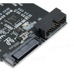 PCI Express card for 19-pin USB 3.0 connector