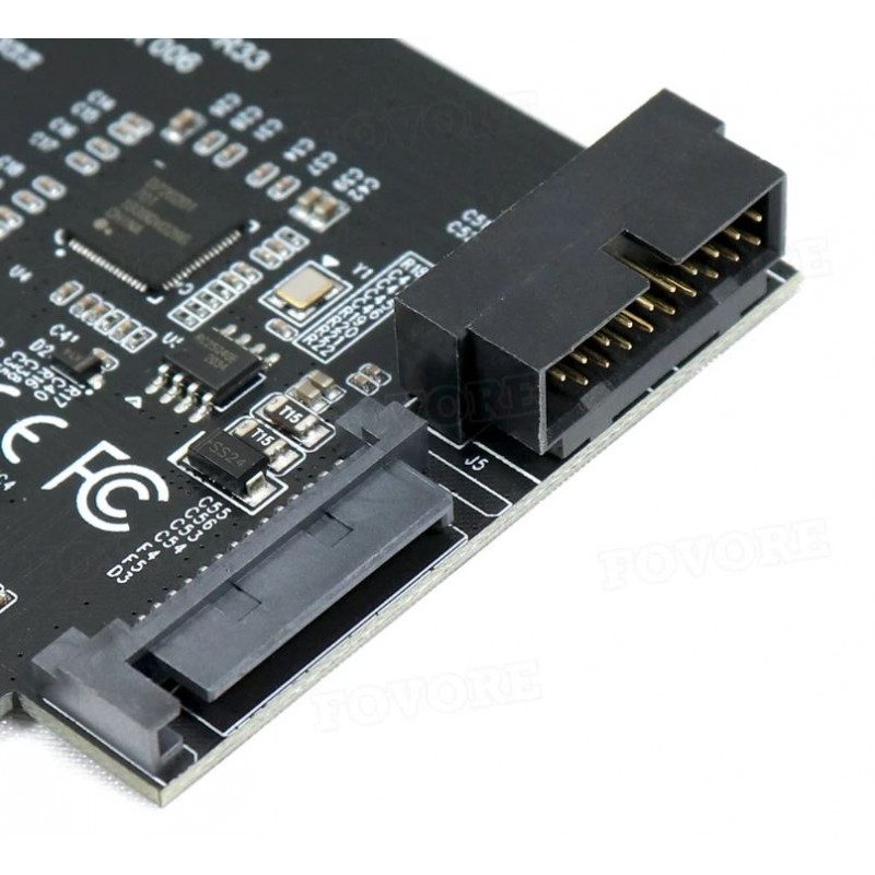 PCI Express-kort för 19-polig USB 3.0-kontakt