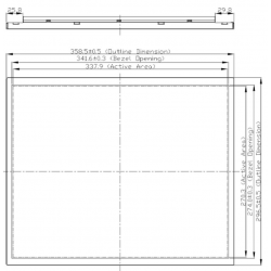 17" Sunlight Readable TFT Display - Low Power & High Def