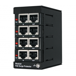 Modular PoE Surge Protection for 8 Wires - Up to 20KV/10KA