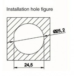 Vattentät USB3.0 A-A och-hona honkontakt till chassit, IP68 väl försluten.