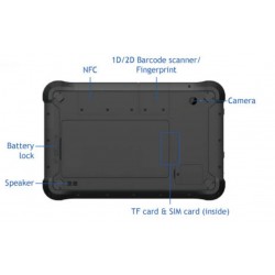 10.1 Industrial tablet: Support Windows 11, 700nits, camera, RFID, barcode scanner | IP65