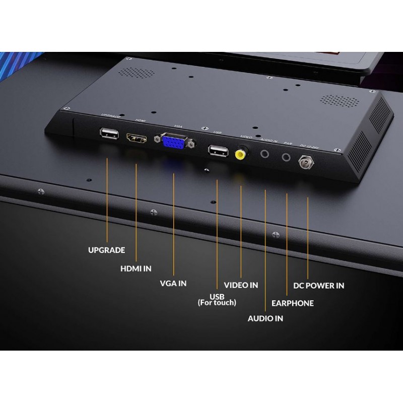 21,5" Panelmonitor 1000nits är kraftfull ljusstyrka, PCAP. Levereras med VESA eller panelmontering HDMI, VGA, AV
