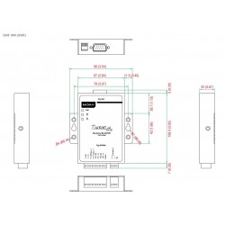 Seriel konverter RS422/485 isoleretforSerial and Parallel