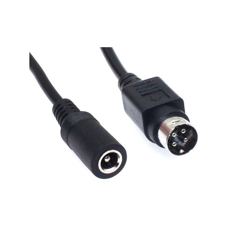 DC-adapter Plug to Jack-kontakt | 5,5x2,1mm/2,5mm