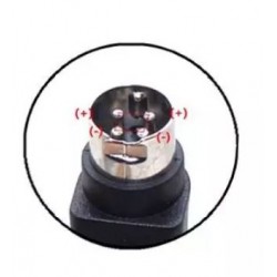 DC Adapter Plug to Jack Connector | 5.5x2.1mm/2.5mm