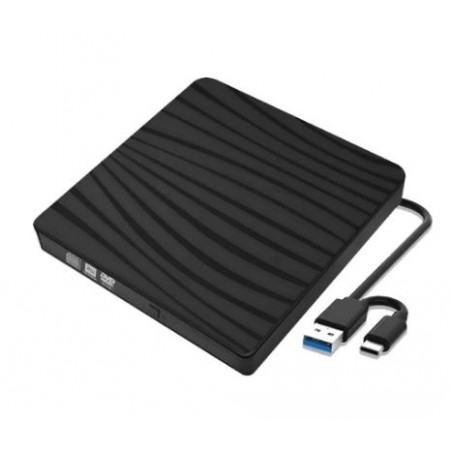 Extern USB 3.O DVD / CD -DRIVE (Black)