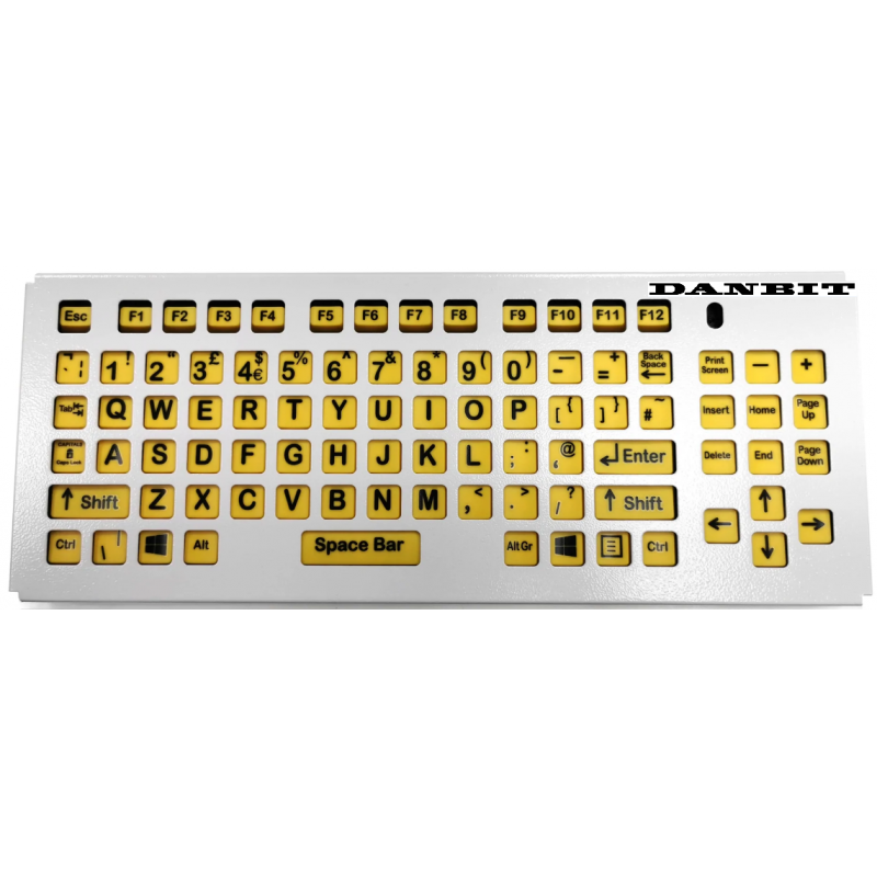 Metallskydd för stora tangentbordsknappar stor