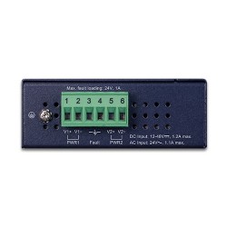 8-Port Managed DIN Mount Switch - Fast Recovery & Redundancy