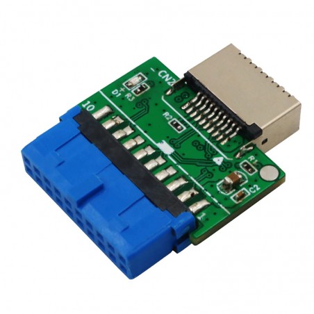 USB 3.0 IDC 19-stift till USB 3.1 Type-E Adapterkabel - 10 Gbps Transfer