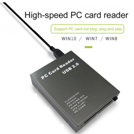 PCMCIA læser til USB port. ATA Compact flash 1&II smart memory,
