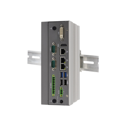 EMBEDDED FANLESS PC TPM2,  RS232, USB, DIN montage, SIM, IOT Gateway,