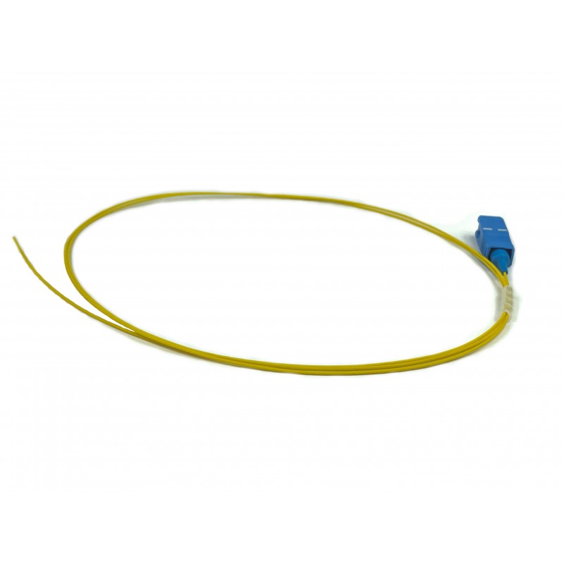 Pigtail Fiber Cable, Single Mode, SC-PC 0.5m, 9 / 125my, Yellow, LSZH, Simplex