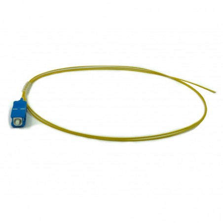 Pigtail fiberkabel Single Mode SC-PC 5m, 9 / 125my, gul, LSZH, Simplex