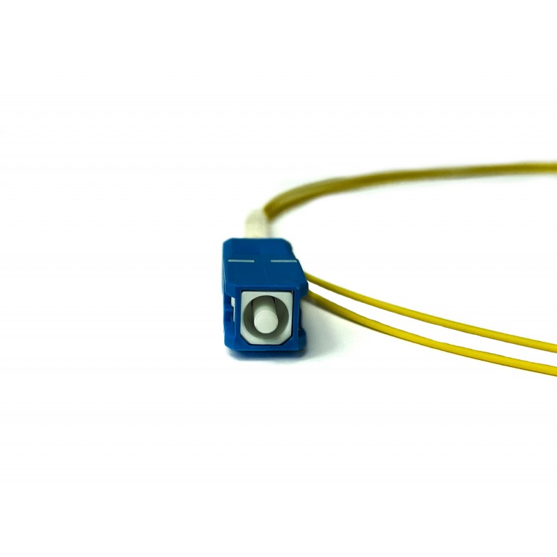Pigtail fiberkabel Single Mode SC-PC 5m, 9 / 125my, gul, LSZH, Simplex