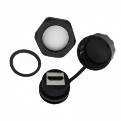 HDMI IP68 Panel Connector Head - Female to Female