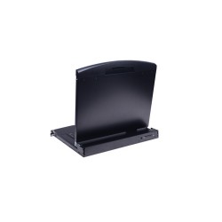 Pull-out console with monitor, keyboard and touchpad. HDMI. Local operation of Server in 19" rack cabinet