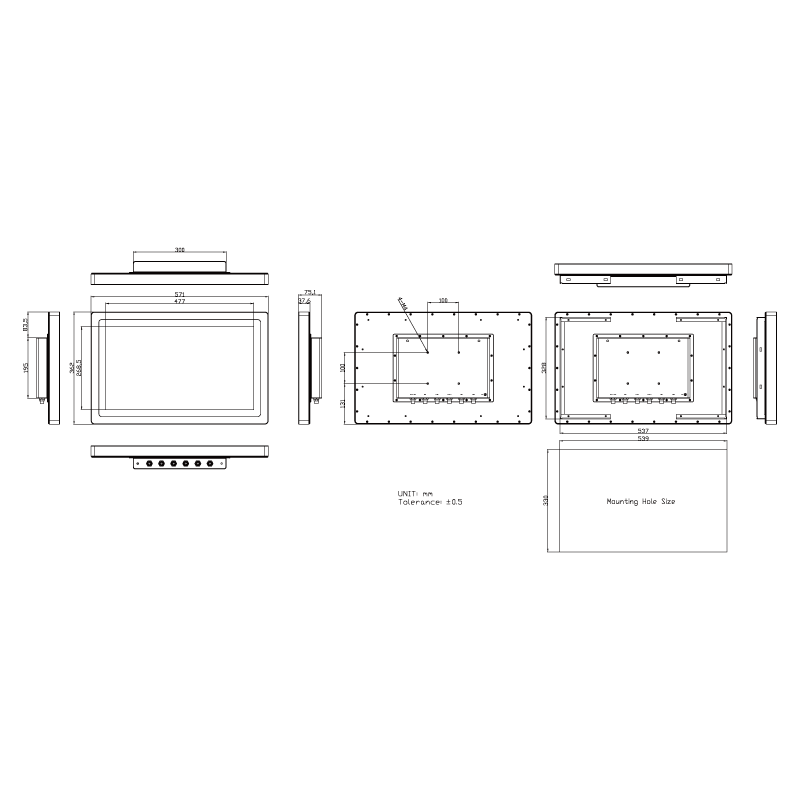 21,5" panel PC ATEX/IECEX Zone2, Zone22 och C1D2/C2D2/C3 Certified Intel N2930