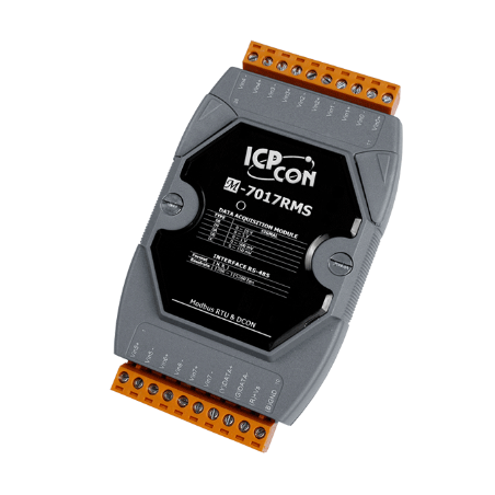 8-kanals True RMS Input-modul för Modbus RTU/DCON RS485