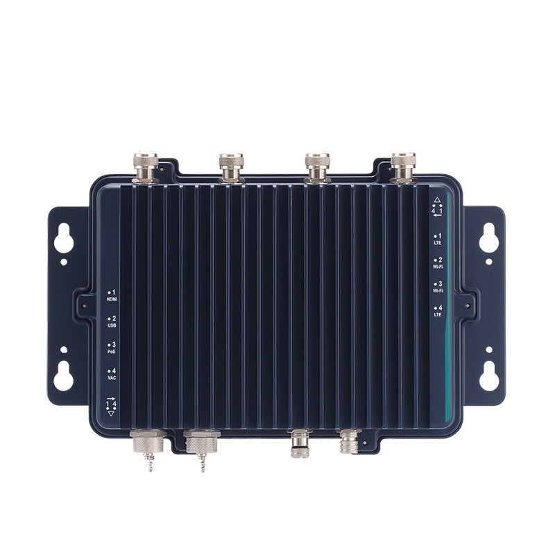 Robust IP67-klassad fläktlös Edge AI-system med NVIDIA® Jetson Xavier™ NX, HDMI, 1 GbE PoE, USB -30°C till +50°C