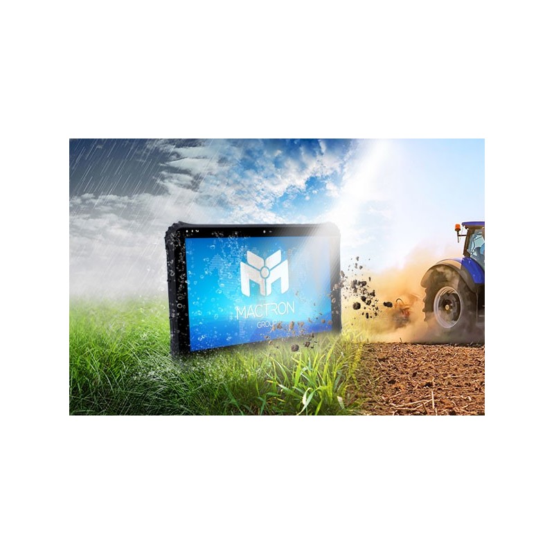 Robust 12,2-tums surfplatta: Windows 11, IP65, streckkodsläsare, GPS, RS232/485, pekskärm, LAN, WIFI, MIL-STD-810G