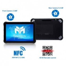 Robust 12,2-tums surfplatta: Windows 11, IP65, streckkodsläsare, GPS, RS232/485, pekskärm, LAN, WIFI, MIL-STD-810G