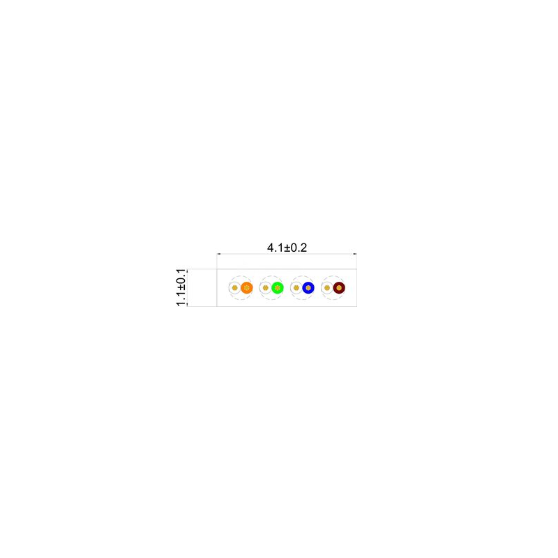 RJ45 Cat6 UTP cable. Flat design, very flexible with speed up to 1000Mbps