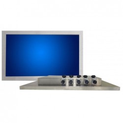 IP66 sealed 32" TFT monitor 1000 nits for sunlight and optical bonding full ip66 sealed touch screen solution