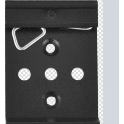 DIN mounting kit - Extruded aluminium