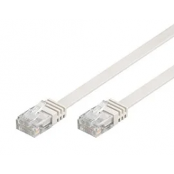 Cat. 6 UTP network cable, slim flat for Gigabit networks