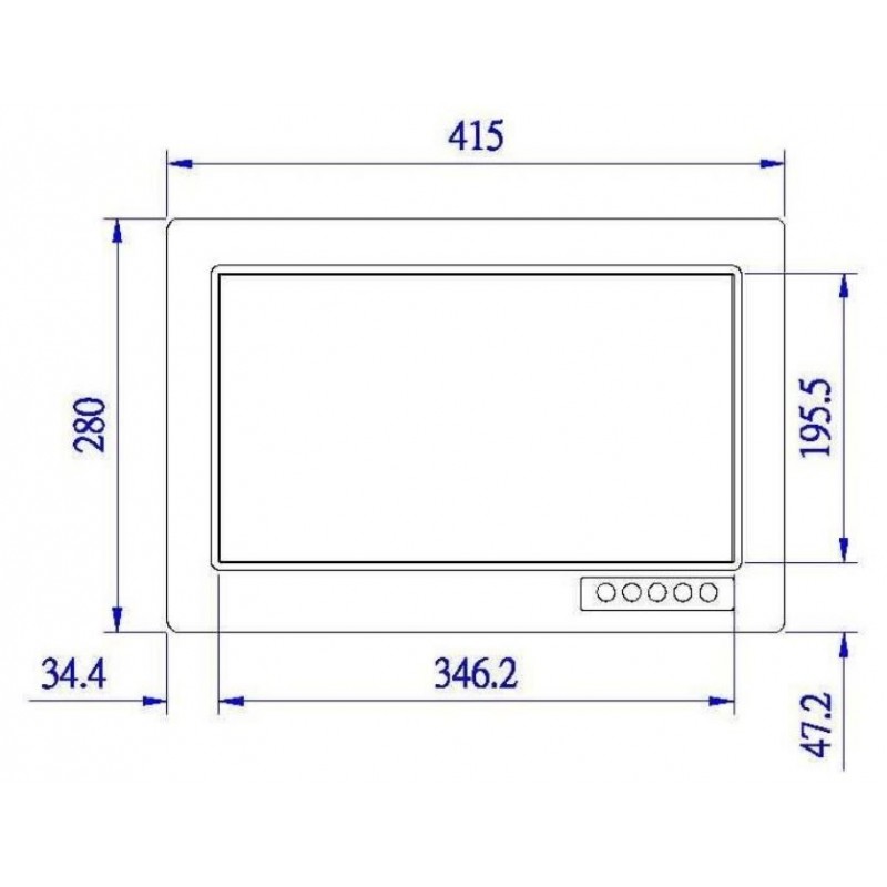 15,6" PanelPC Marine DNV Godkänd: Få certifierad kvalitet för dina marina applikationer