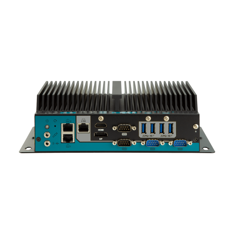 Embedded Fanless PC GEN. 11 i3,i5,i7 fanless pc. For DIN rail mounting Wide Temperature,TPM 2.0,  Secure Boot