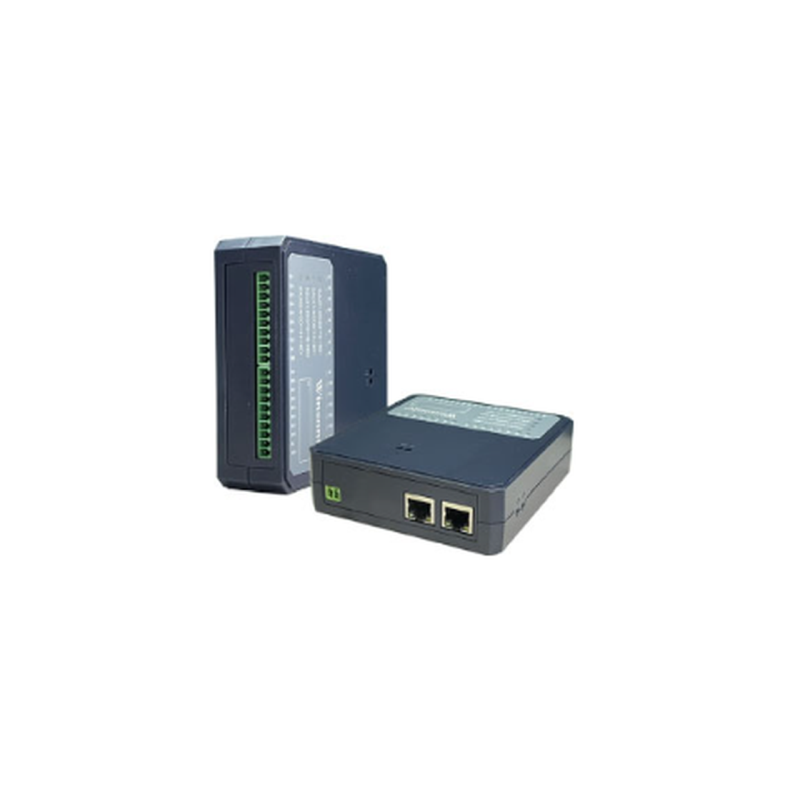 Remote MODBUS TCP Input module. 16 digital input, dry contact. Pair-connection