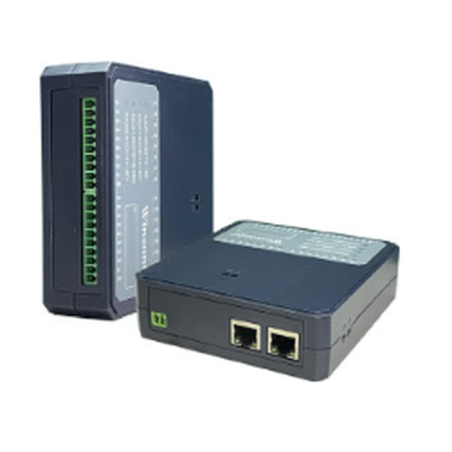 Fjärrmodul för MODBUS TCP-ingång. 16 digitala ingångar, torrkontakt. Parkoppling