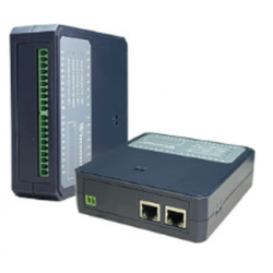Remote control MODBUS TCP output module. 16 digital output. Pair connection. 2 x RJ45, SNTP, MQTT.