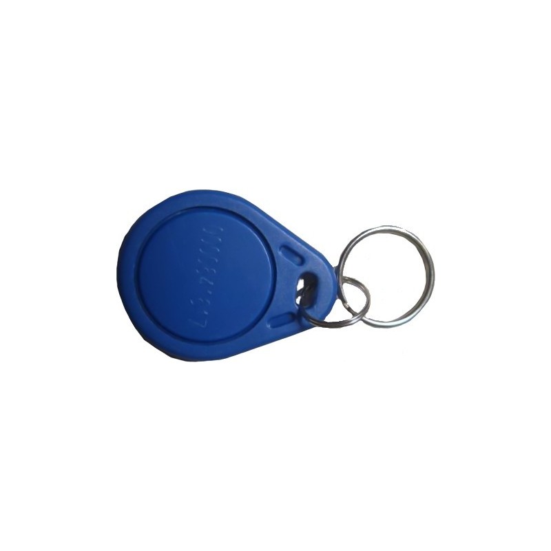 125kHz RFID TAG designed as keychain in blue EM standard