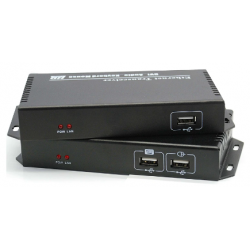 DVI KVM Extender 1080p up to 120m over Cat 6 cable or TCP/IP. USB keyboard and mouse