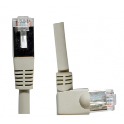 PATCH network cable with 90º angle connector RJ45, 5 meters