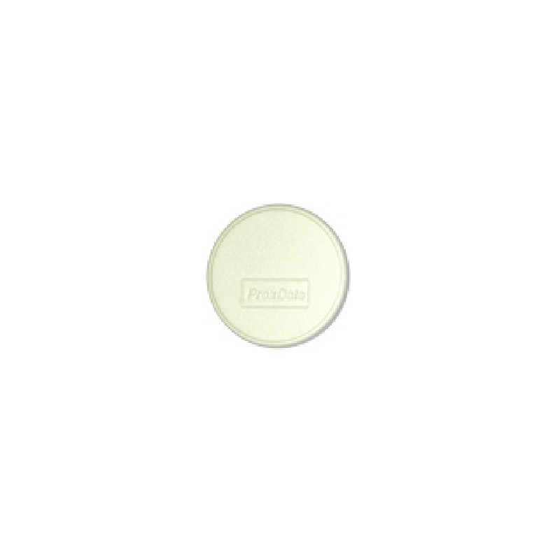 125kHz RFID TAG designed as adhesive in white, round, 125kHz EM
