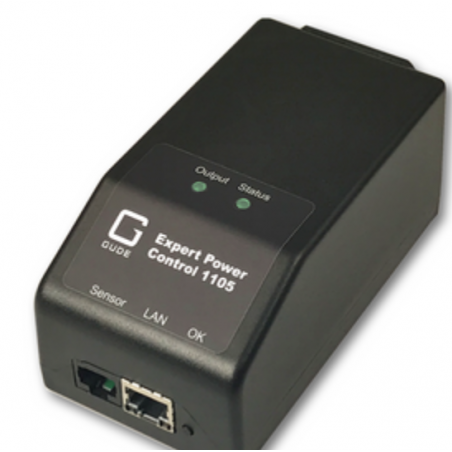 1 port PDU med på/av och effektmätning över nätverket. Automatisk återställning av utrustning