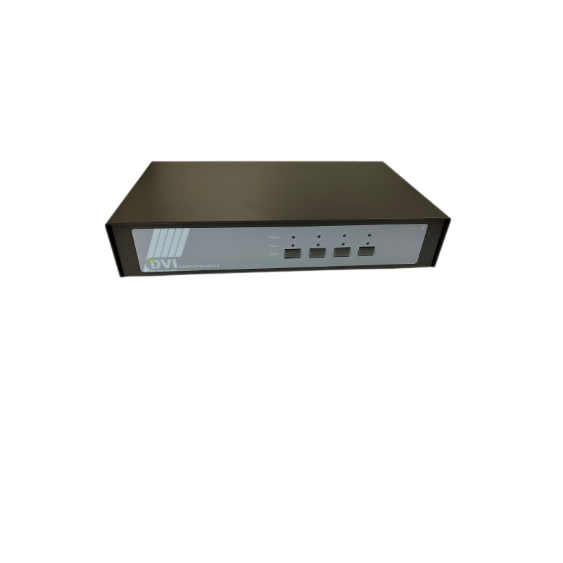 4-PORTAR DVI KVM-switch PS2