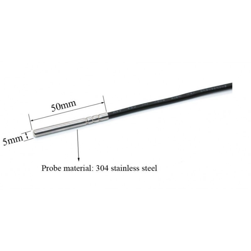 3-tråds PT100 Sensor -50° till +100°C