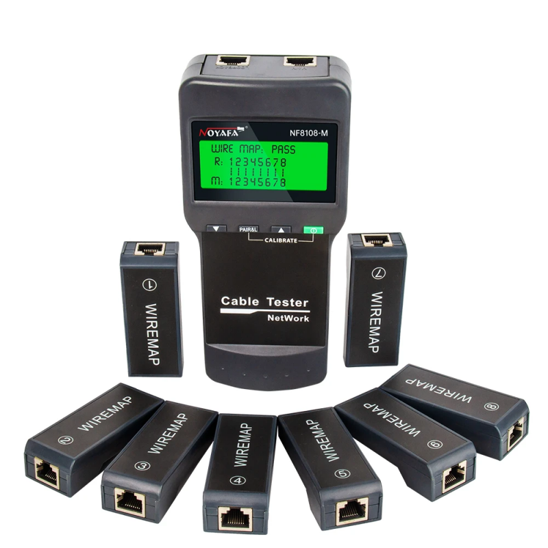 Network Tester for Cat. 5, 5E, 6 and Cat. 7 » Handheld - Danbit