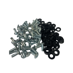 100 stk. skruer til industrikabinetter og rackskabeforSkruer/ møtri...