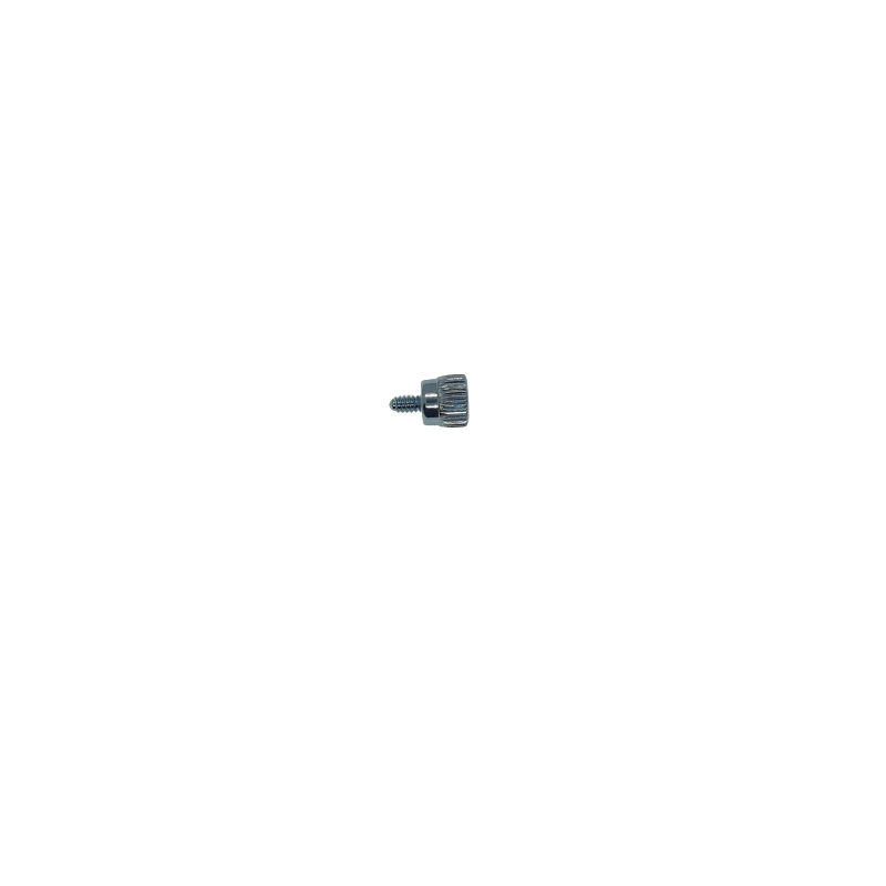 Finger screw for PC with 3 mm thread. Thread length is 5 mm