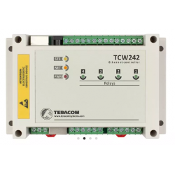 TCW242 Data collector via Internet / LAN, 4 x Digital input, 4 x analog input, 4 x relay output